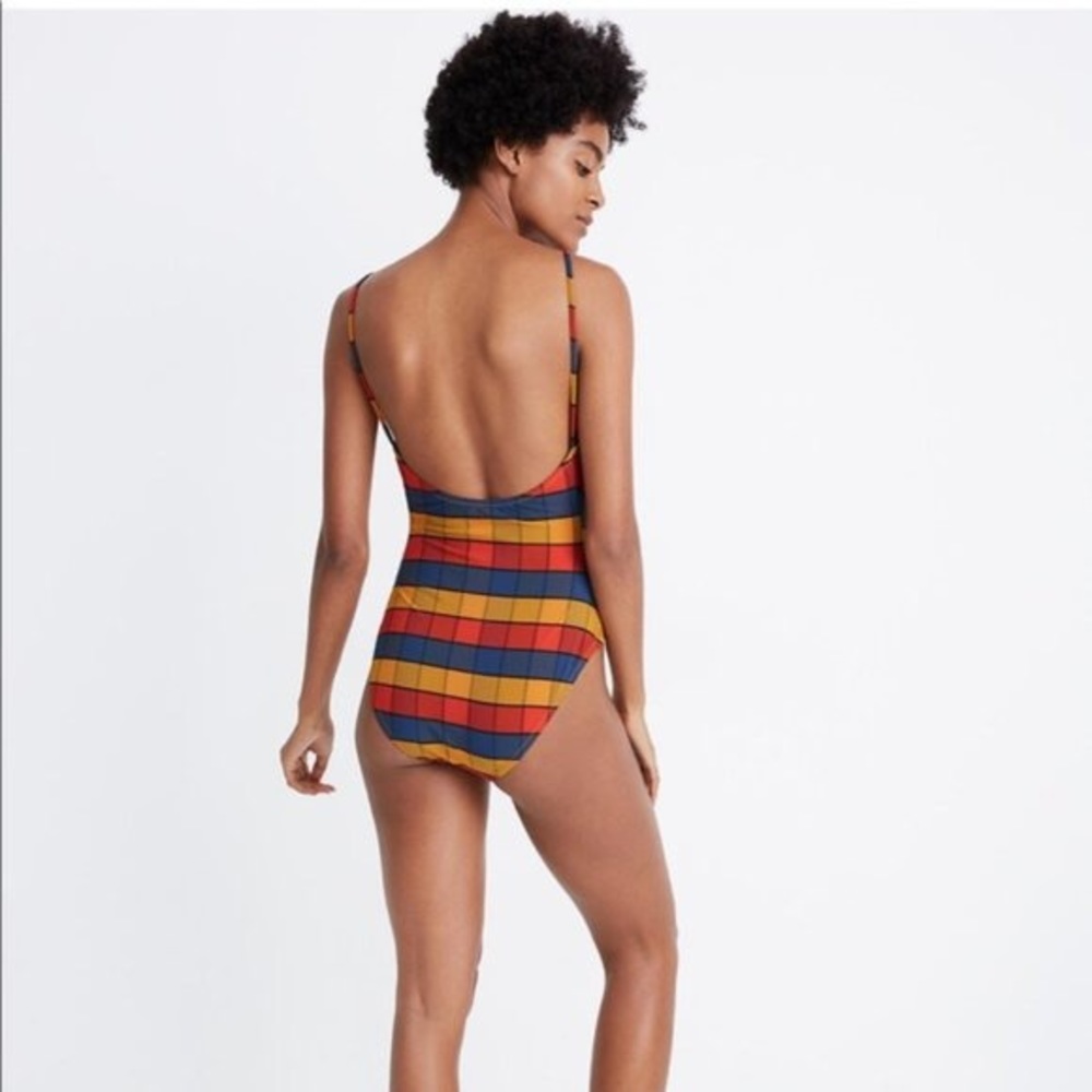 Madewell Second Wave Ruffled Drawstring One-Piece - Picture 10 of 16